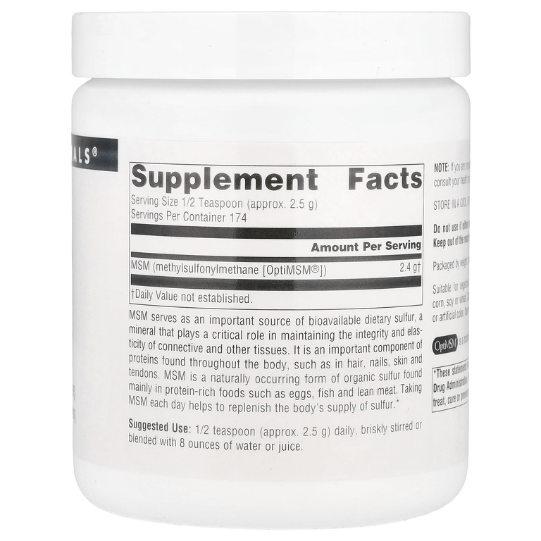 Source Naturals, МСМ в порошке, 453,6 г (16 унций)