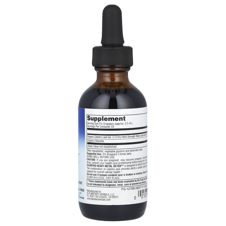 lanetary Herbals, комплекс для связывания тяжелых металлов и их выведения из организма, 59,14 мл (2 жидк. унц.)