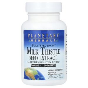 Planetary Herbals, Full Spectrum ™, экстракт семян расторопши, 120 таблеток