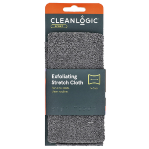 Cleanlogic, Sport, отшелушивающая эластичная салфетка, 1 шт.