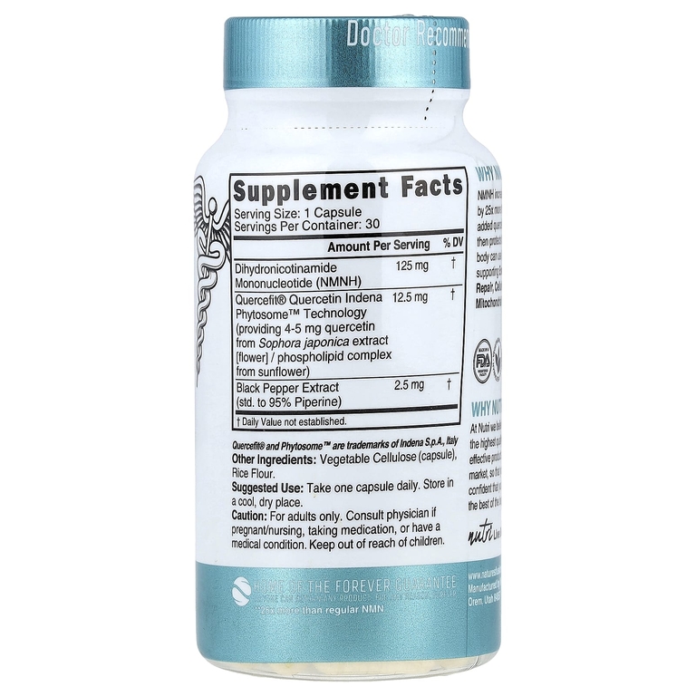 Nutri, NMNH, 30 веганских капсул