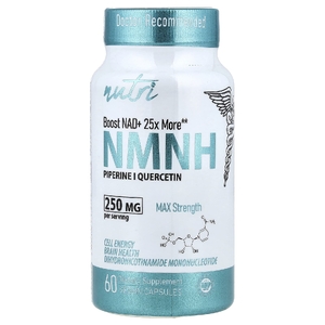 Nutri, NMNH, максимальная сила действия, 60 веганских капсул