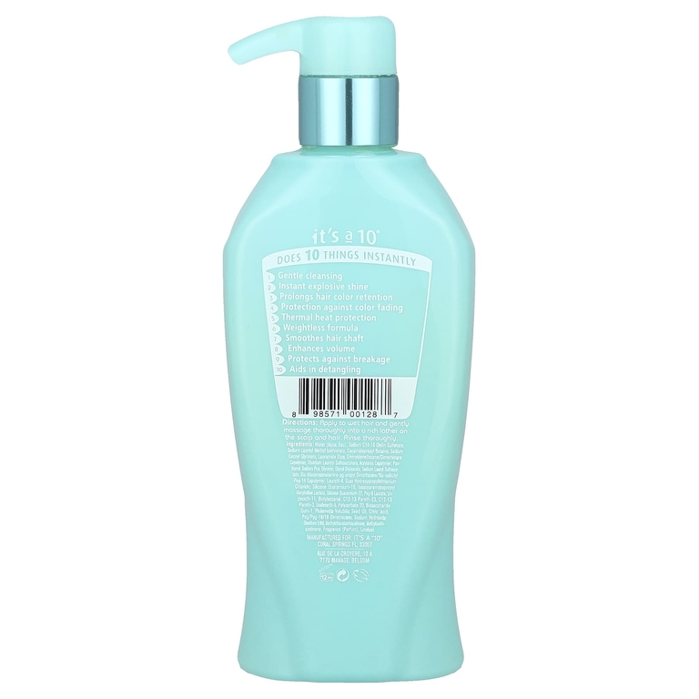 It's a 10, Сушка феном, Miracle Glossing Shampoo®, 295,7 мл (10 жидк. унц.)