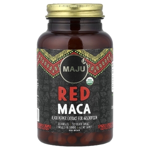 Maju Superfoods, Красная мака, 120 капсул