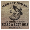 Honest Amish, Оригинальное мыло для бороды и тела, 1 шт.