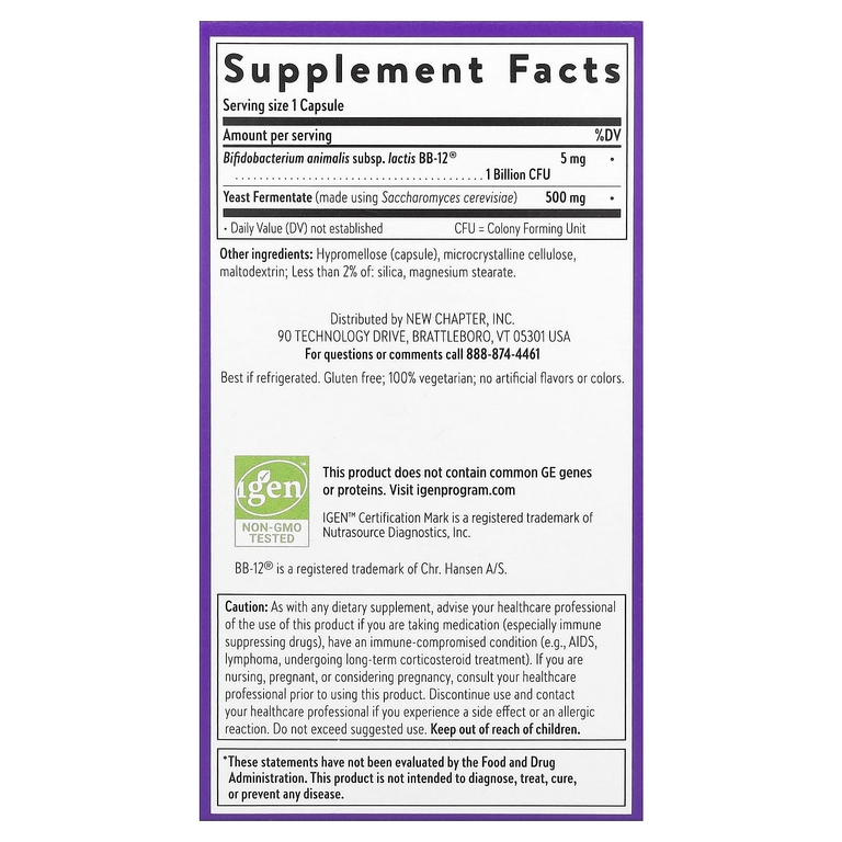 New Chapter, All Flora ™ Probiotics, двойной иммунитет, 30 вегетарианских капсул (Товар снят с продажи) 