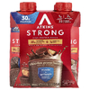 Atkins, Strong, высокопротеиновый коктейль, шоколадно-арахисовая паста, 4 коктейля, 325 мл (11 жидк. унц.)