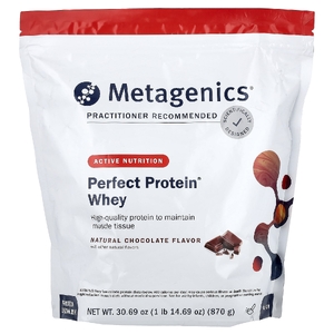 Metagenics, Perfect Protein® Whey, натуральный шоколад, 870 г (1 фунт 14,69 унции)