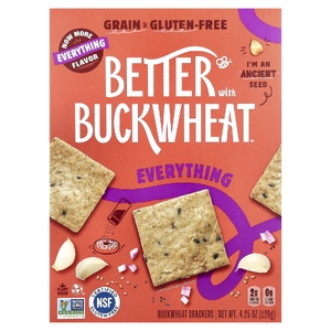 Better with Buckwheat, Гречневые крекеры, все, 120 г (4,25 унции)