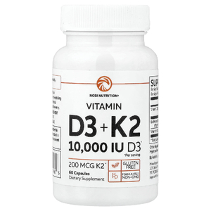 Nobi Nutrition, Витамин K2 + D3`` 60 капсул