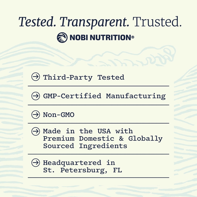 Nobi Nutrition, глицинат магния, максимальное усвоение, 120 капсул (250 мг в 1 капсуле)