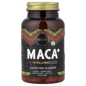 Maju Superfoods, Мака+, 120 капсул