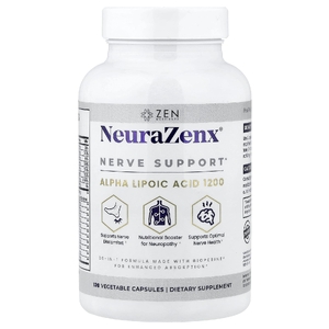 Zen Nutrients, NeuraZenx®, поддержка нервов, 120 растительных капсул