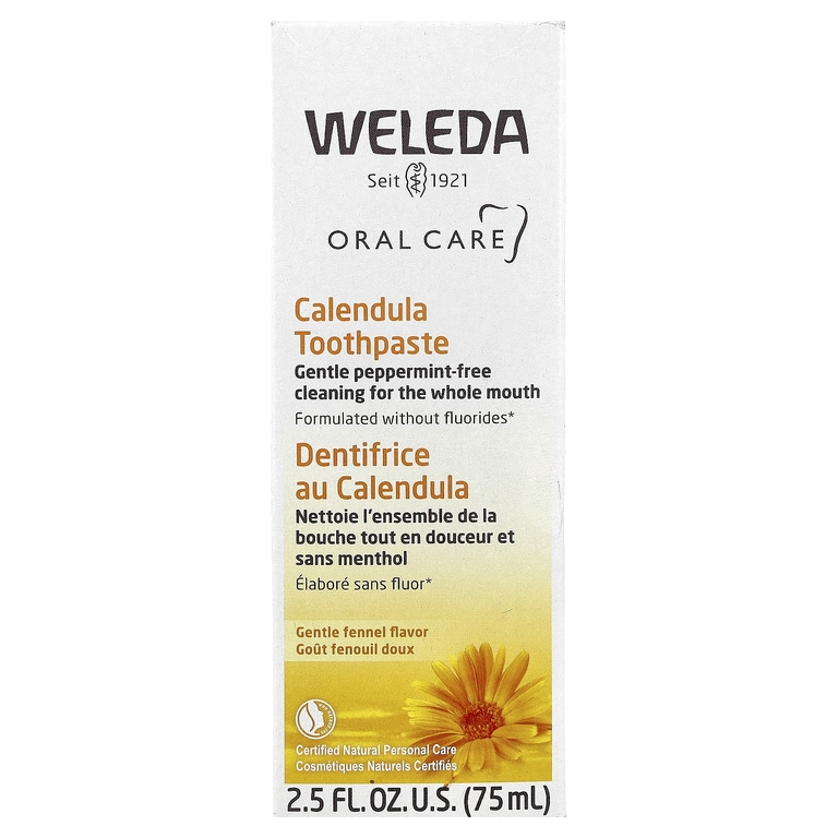 Weleda, Зубная паста с календулой, с фенхелем, 75 мл (2,5 жидкой унции)