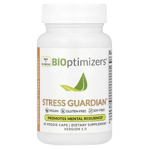 BIOptimizers, Stress Guardian, 45 вегетарианских капсул (Товар снят с продажи) 