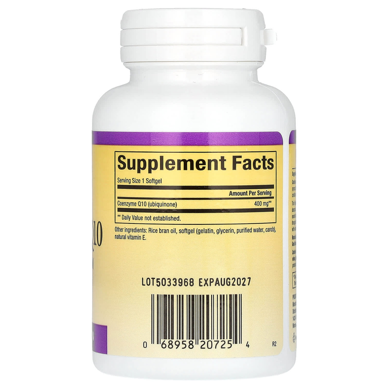 Natural Factors, коэнзим Q10, 400 мг, 60 капсул