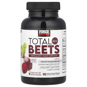 Force Factor, Total Beets®, 90 вегетарианских капсул
