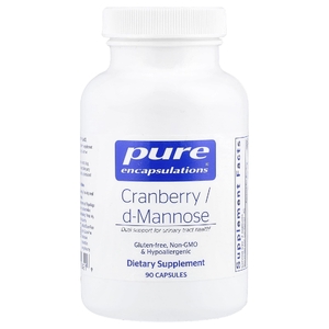 Pure Encapsulations, Клюква / D-манноза`` 90 капсул