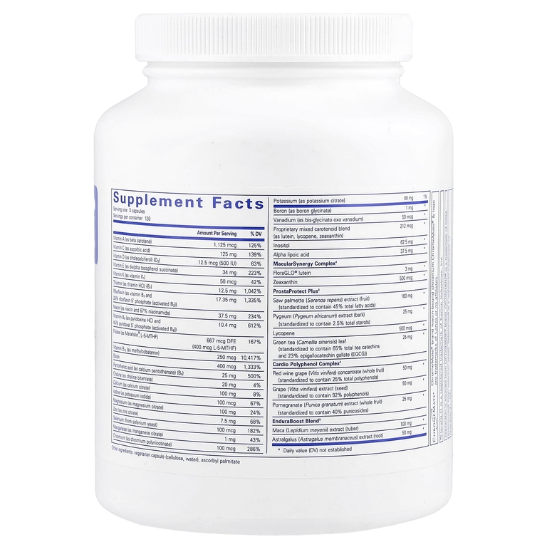 Pure Encapsulations, Men's Nutrients, мультивитаминный / минеральный комплекс для мужчин старше 40 лет, 360 капсул