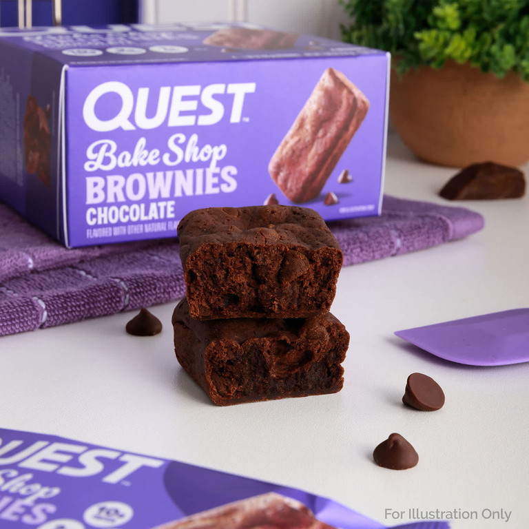 Quest Nutrition, Bake Shop, шоколадные, 10 пирожных, 56 г (1,98 унции)