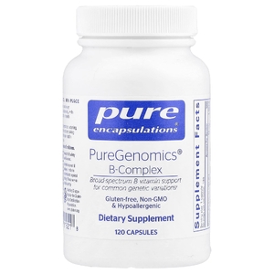 Pure Encapsulations, PureGenomics® B-Complex, 120 капсул