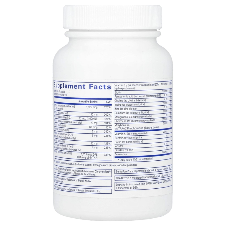 Pure Encapsulations, PureGenomics®, мультивитамины, 60 капсул