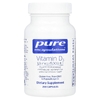 Pure Encapsulations, Витамин D3, 125 мкг (5000 МЕ), 250 капсул