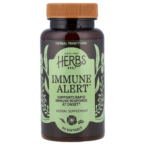 Herbs Etc., Immune Alert ™, 60 мягких таблеток