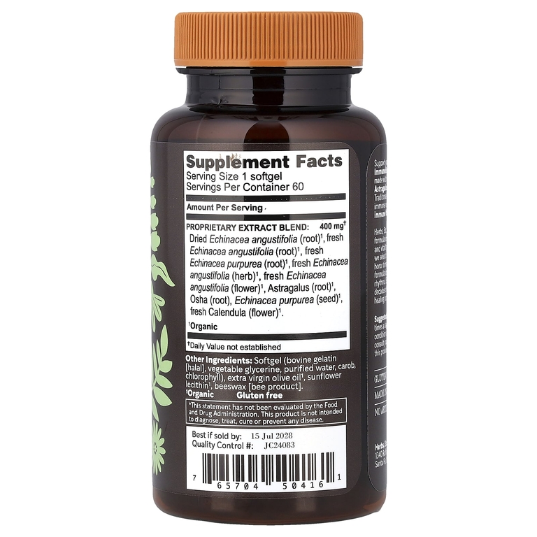 Herbs Etc., ImmunoBoost ™, 60 мягких таблеток