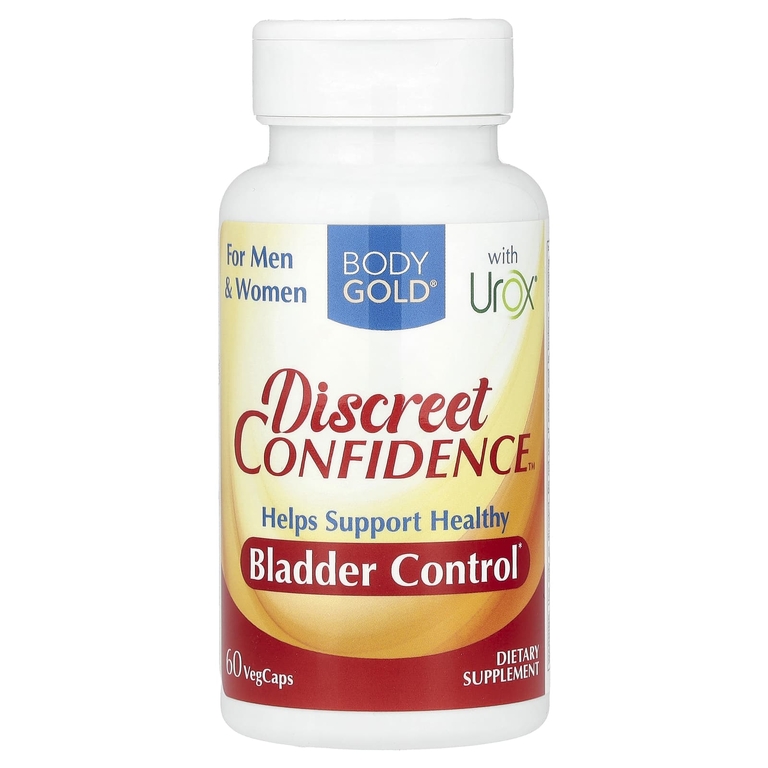 BodyGold, Discreet Confidence ™, для мужчин и женщин, 60 растительных капсул (Товар снят с продажи) 
