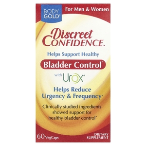 BodyGold, Discreet Confidence ™, для мужчин и женщин, 60 растительных капсул (Товар снят с продажи) 
