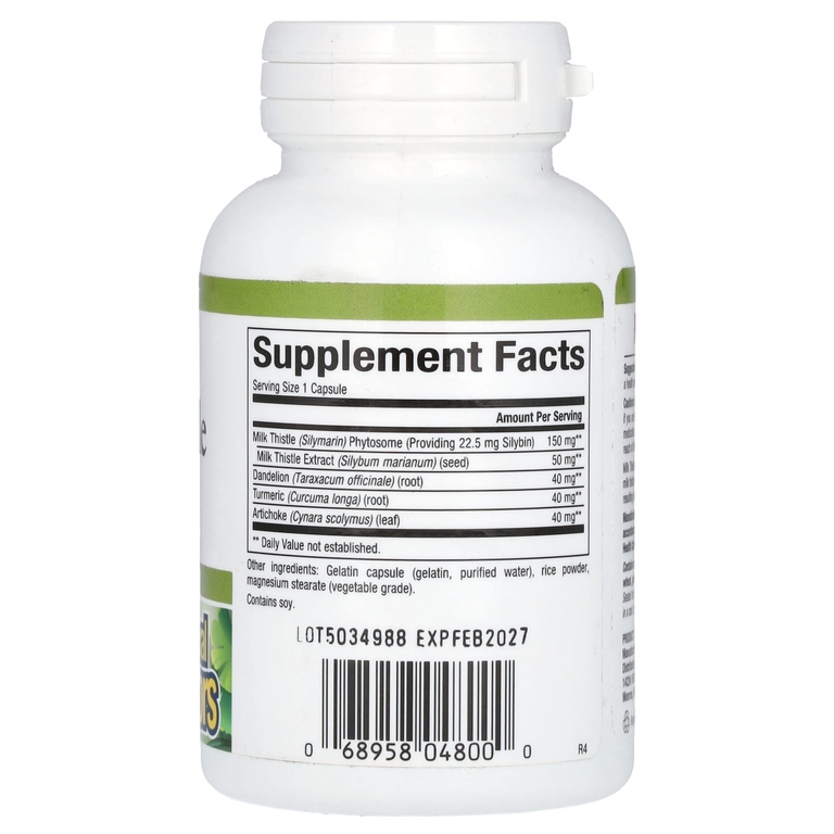 Natural Factors, расторопша, 150 мг, 90 капсул