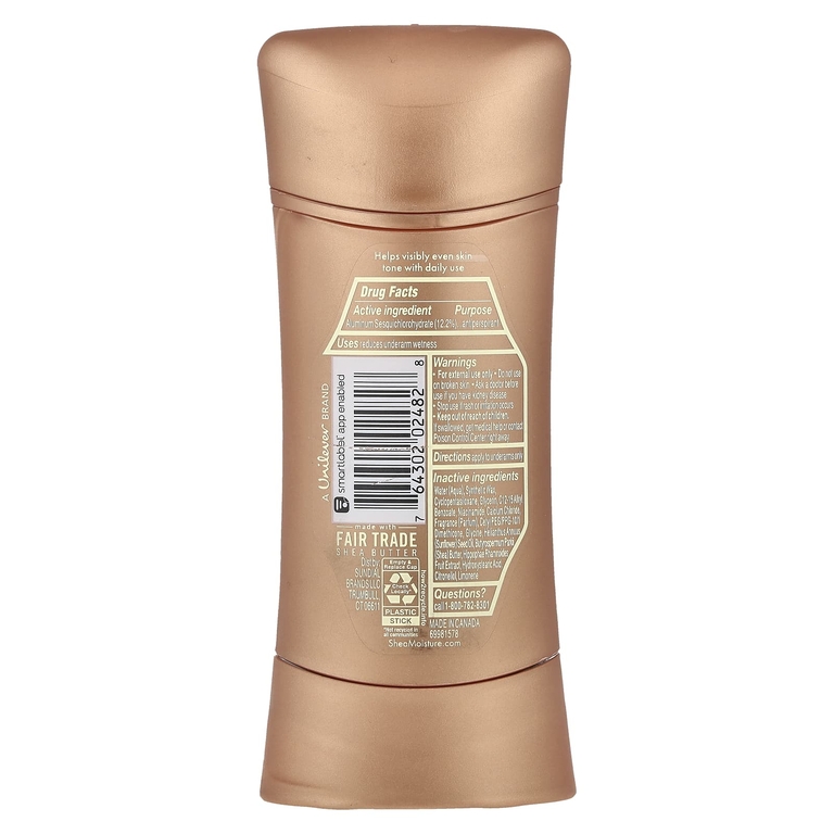 SheaMoisture, Even Tone, дезодорант-антиперспирант, витамин C и ниацинамид, 74 г (2,6 унции)