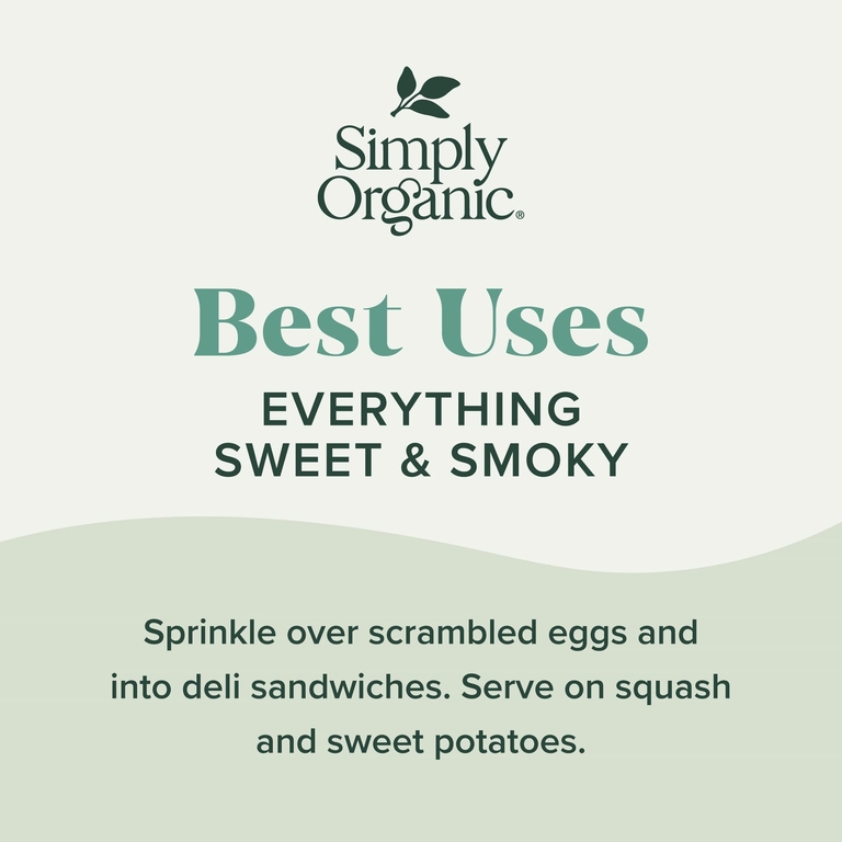Simply Organic, смесь специй с дымком, 104 г (3,67 унции)