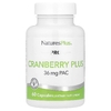 NaturesPlus, PRO Cranberry Plus, 60 капсул (350 мг на капсулу)