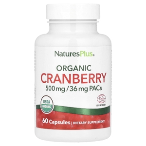 NaturesPlus, Органическая клюква, 60 капсул (250 мг на капсулу)