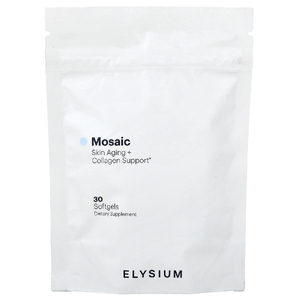Elysium, Mosaic, поддержка старения кожи и коллагена, 30 мягких таблеток