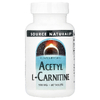 Source Naturals, ацетил-L-карнитин, 500 мг, 60 таблеток