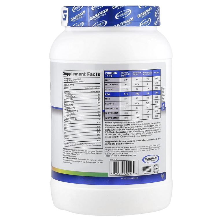 Gaspari Nutrition, Proven Egg ™, 100% протеин из яичного белка, фруктовые хлопья, 900 г (2 фунта)