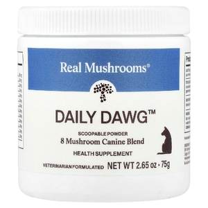 Real Mushrooms, Daily Dawg™, смесь из 8 грибов для собак, 75 г (2,65 унции)