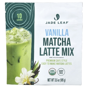 Jade Leaf Matcha, Смесь для латте матча, ваниль, 100 г (3,5 унции)