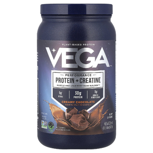 Vega, Performance, протеин и креатин, со вкусом шоколадного крема, 663 г (1 фунт, 7,4 унции)