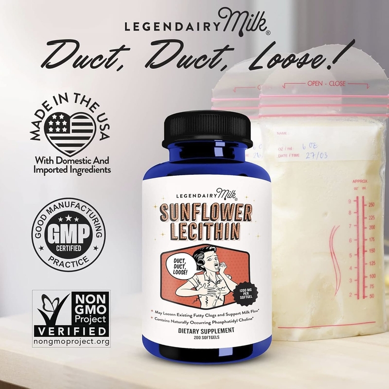 Legendairy Milk, подсолнечный лецитин, 200 капсул