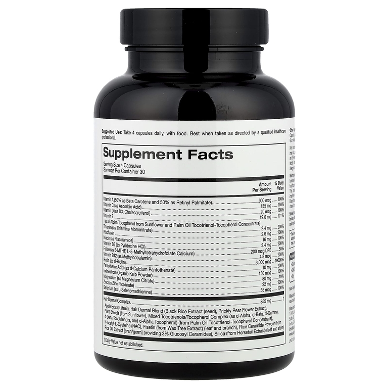 California Gold Nutrition, Beauty, женские мультивитамины для волос, 120 растительных капсул (Товар снят с продажи) 