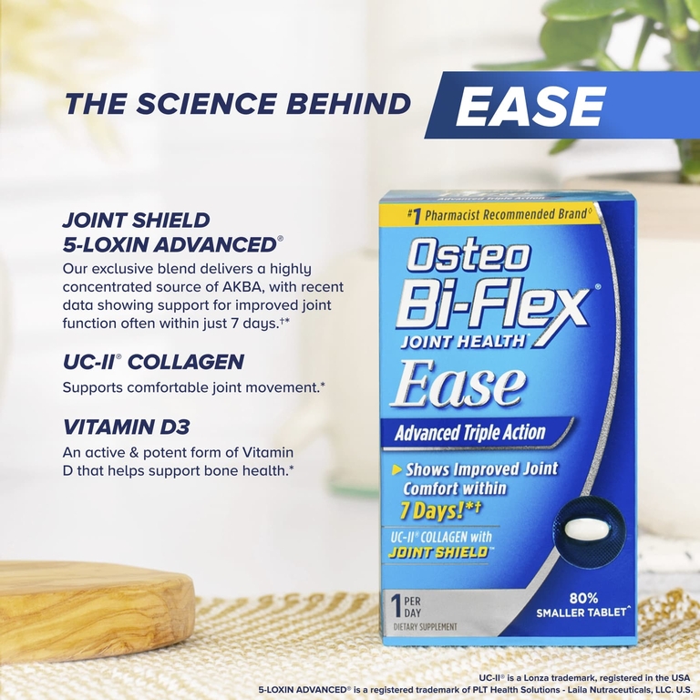 Osteo Bi-Flex, Здоровье суставов, легкость, улучшенное средство тройного действия, 2 упаковки, 28 мини-таблеток в каждой