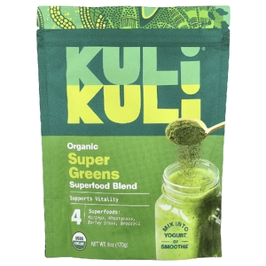 Kuli Kuli, Green Power, органический подщелачивающий порошок из зелени, 170 г (6 унций)