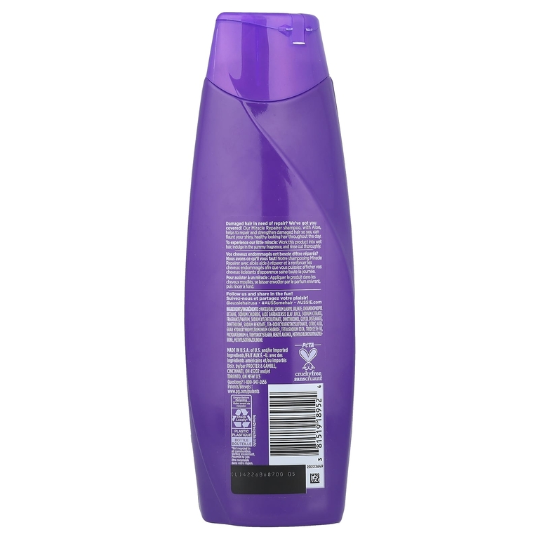 Aussie, Miracle Repair, шампунь с алоэ, 360 мл (12,1 жидк. унции) (Товар снят с продажи) 