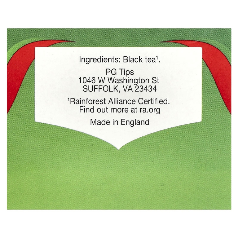 PG Tips, Original Tea, 40 чайных пакетиков, 116 г (4,1 унции)