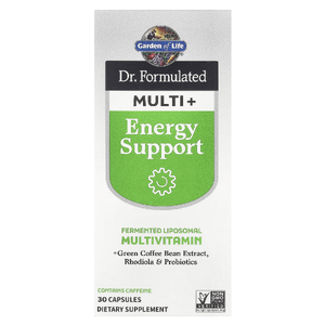 Garden of Life, Компания Dr. Formated Multi +, Energy Support, 30 капсул
