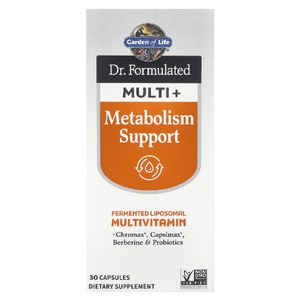 Garden of Life, Компания Dr. Formated Multi +, поддержка метаболизма, 30 капсул